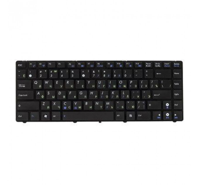 Клавіатура ноутбука ASUS A42,K42,N82 черный,черный PowerPlant (KB310807)