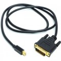 PowerPlant Кабель мультимедійний miniDisplayPort (M) to DVI (M) 1.0m PowerPlant (CA912148)