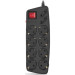 REAL-EL Мережевий фільтр живлення REAL-EL REAL-EL RS-10 Protect, 3m, black (EL122300039)