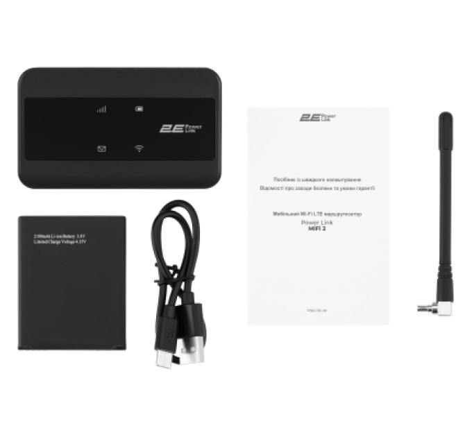2E Мобільний Wi-Fi роутер 2E PowerLink MiFi-2 (694743655346)