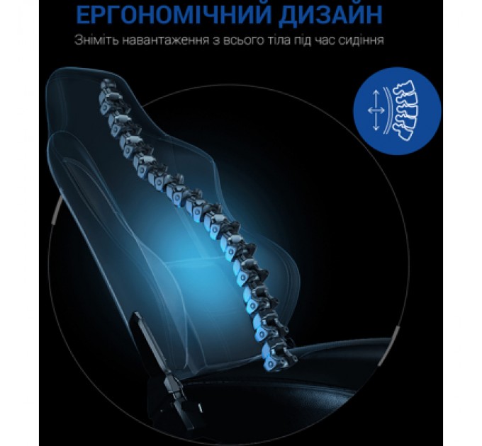 Anda Seat Крісло ігрове Anda Seat Luna Color PVC Size L Black/Blue (AD18-48-BS-PV)