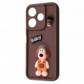 NCase Чохол-накладка Pretty Things Case для Xiaomi Redmi 13 4G/Poco M6 4G/Note 13R Brown/Baby