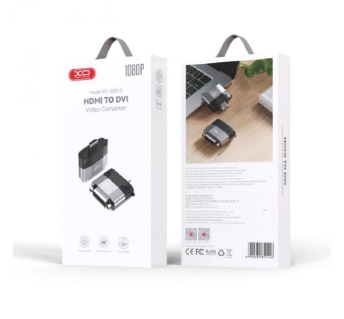 XO Перехідник HDMI to DVI XO (GB013-HDMIDVI.tranish)