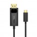 Кабель мультимедійний USB-C to DisplayPort 1.8m 4K 60Hz Choetech (XCP-1801BK)