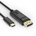 Кабель мультимедійний USB-C to DisplayPort 1.8m 4K 60Hz Choetech (XCP-1801BK)