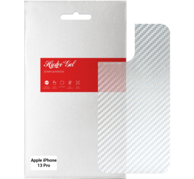Armorstandart Плівка захисна Armorstandart back side Apple iPhone 13 Pro Carbone Silver (ARM61063)