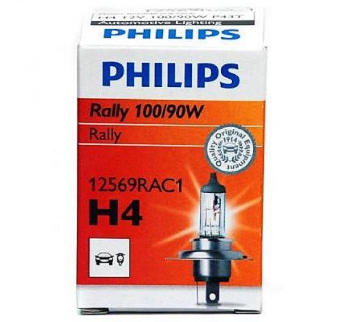 Philips Автолампа Philips галогенова 100/90W (24569 RA C1)