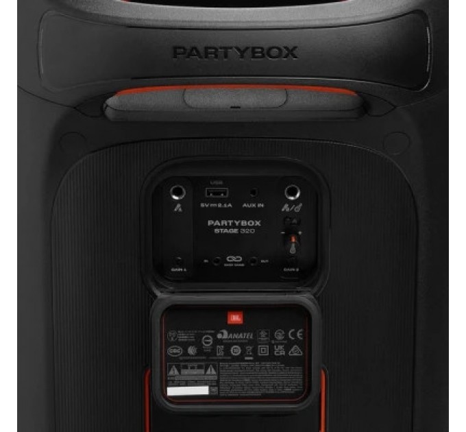 JBL Акустична система JBL PartyBox Stage 320 Black (JBLPBSTAGE320EP)
