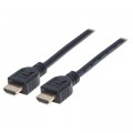 Intracom Кабель мультимедійний HDMI to HDMI 1.0m V1.4 CL3 Manhattan Intracom (353922)