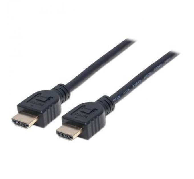 Intracom Кабель мультимедійний HDMI to HDMI 1.0m V1.4 CL3 Manhattan Intracom (353922)