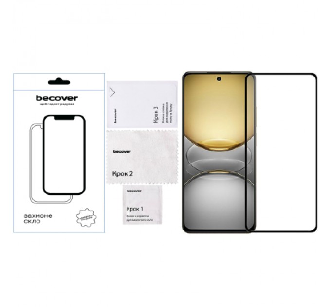 BeCover Скло захисне BeCover Realme C75 Black (713034)