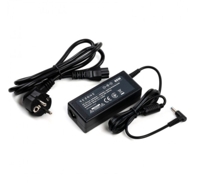 Rezone Блок живлення до ноутбуку Rezone HP 65W 19.5V 3.33А 4.5*3.0 (RZPSHP65194530)