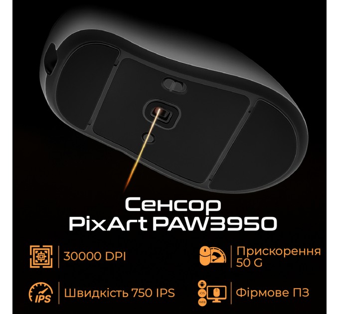 RAWM Миша бездротова RAWM ER21Pro Black