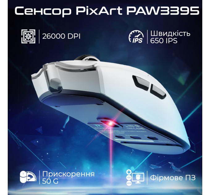 RAWM Миша бездротова RAWM SA-MH01 White