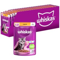 Вологий корм для кішок Whiskas Kitten Курка в желе 85 г (5900951302152/5900951302138)