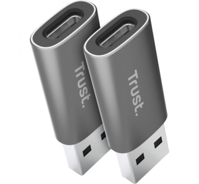 Trust Перехідник USB-C to USB-A 3.2 Adapter 2-Pack Trust (25573_TRUST)