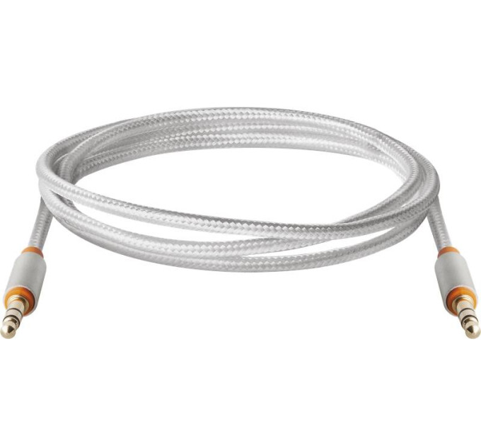 Defender Кабель мультимедійний AUX Audio 3.5mm M/M 1.2m JACK01-03 white Defender (87513)