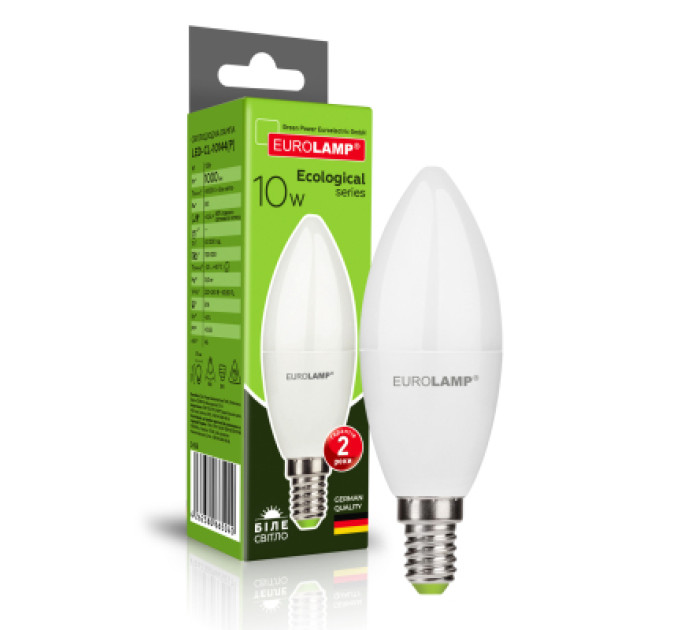 Eurolamp Лампочка Eurolamp ECO "Р" CL 10W 1000 lm E14 4000K (LED-CL-10144(P))