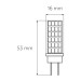 Eurolamp Лампочка Eurolamp Светодиодная капсульная лампа EUROLAMP LED силикон G4 5W 500Lm 400 (LED-G4-0540(220))
