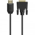 HP Кабель мультимедійний HDMI to DVI 1.5m 24M 4K60HZ HP (DHC-HD05-1.5M)