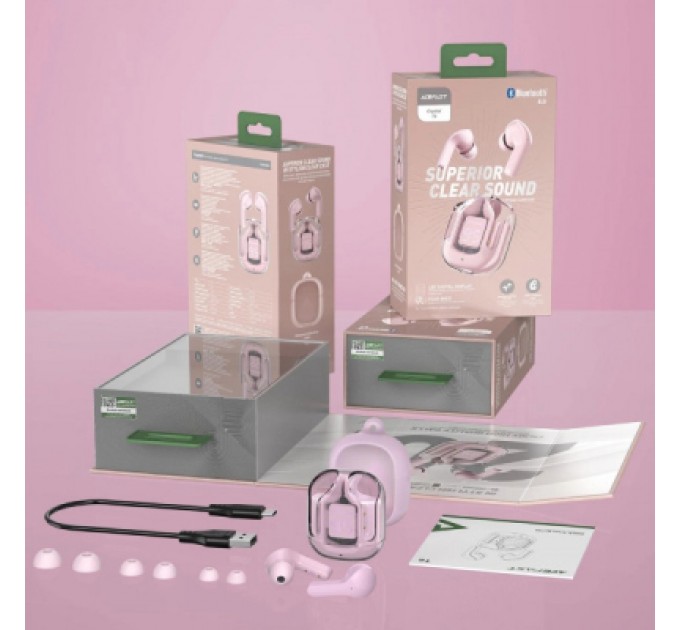 Acefast Навушники Acefast T6 Pink Lotus (6974316281566)