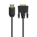 HP Кабель мультимедійний HDMI to DVI 3.0m 24M 4K60HZ HP (DHC-HD05-03M)