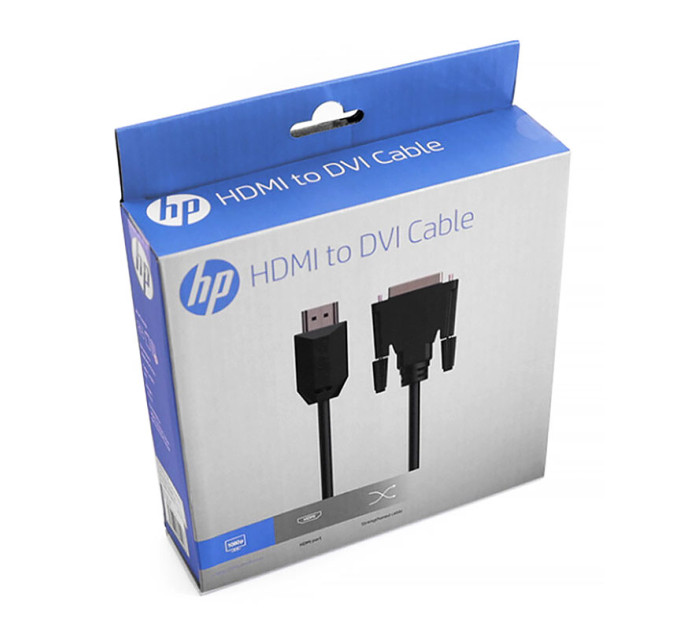 HP Кабель мультимедійний HDMI to DVI 3.0m 24M 4K60HZ HP (DHC-HD05-03M)