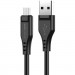 Acefast Дата кабель USB 2.0 AM to Micro 5P 1.2m 2.4A TPE C3-09 black Acefast (6974316280880)