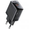 Acefast Зарядний пристрій Acefast A102 USB-C PD30W GaN Black (6974316283287)