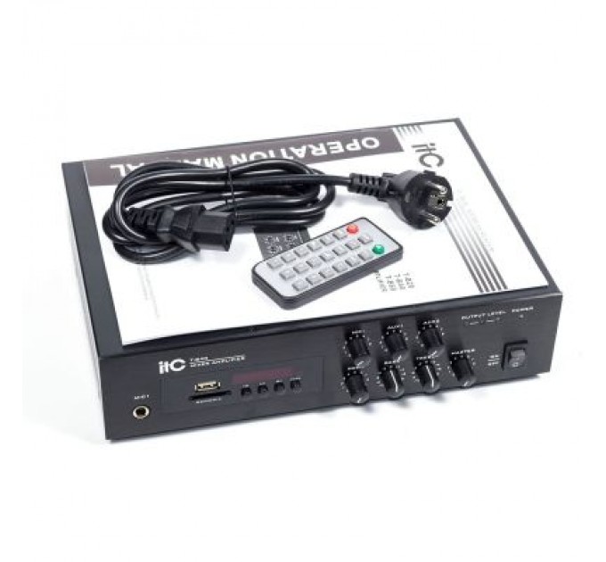 ITC Підсилювач ITC 40 Вт з USB/SD (T-B40)