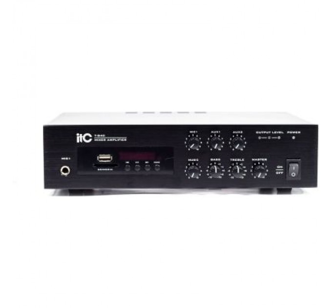 ITC Підсилювач ITC 40 Вт з USB/SD (T-B40)