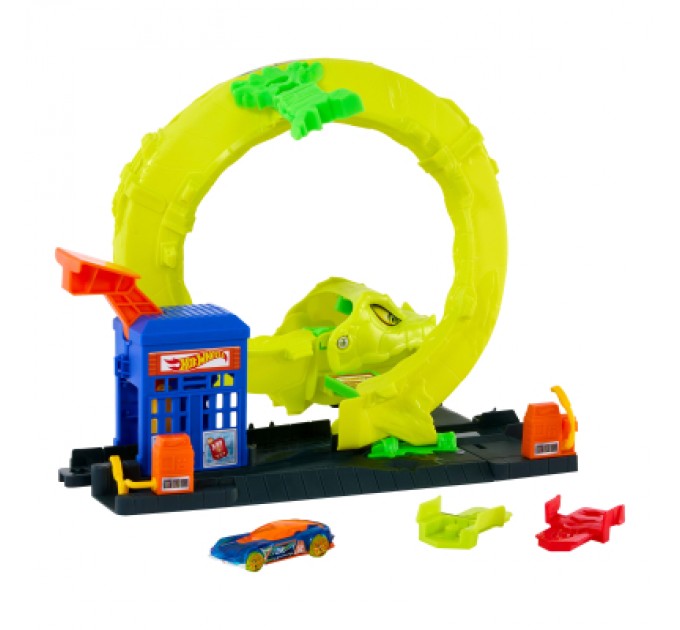 Hot Wheels Автотрек Hot Wheels City Спіральна атака Змії (JBM63)