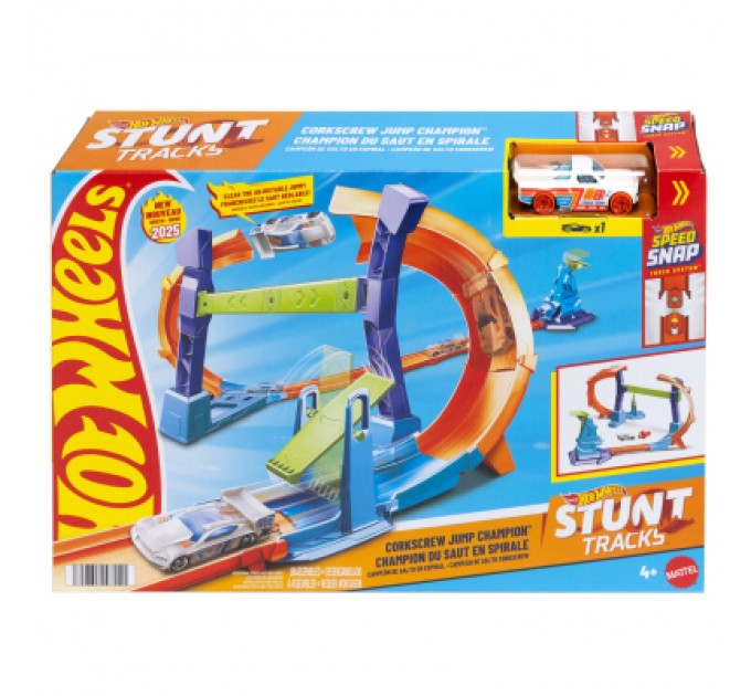 Hot Wheels Автотрек Hot Wheels Stunt tracks Чемпіон неймовірних стрибків (JFH36)