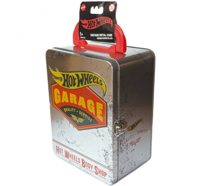 Hot Wheels Ігровий набір Hot Wheels Вінтажний контейнер для 18 машинок, сріблястий (HWCC22S)