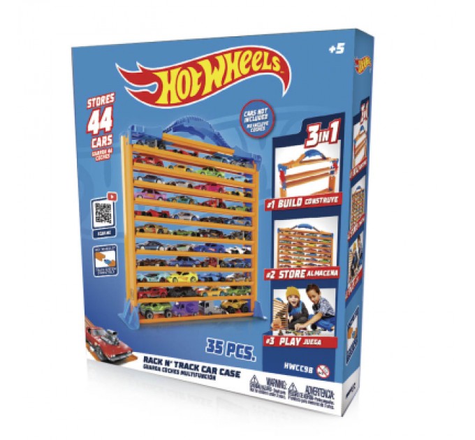 Hot Wheels Ігровий набір Hot Wheels Контейнер Ігровий гараж з доріжками (HWCC9B)