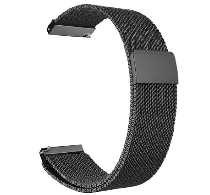 BeCover Ремінець до смарт-годинника BeCover Milanese Style для Samsung Galaxy (20mm)/Watch 5/ Watch 4.../Gear S2 Classic/Gear Sport Gray (707673)