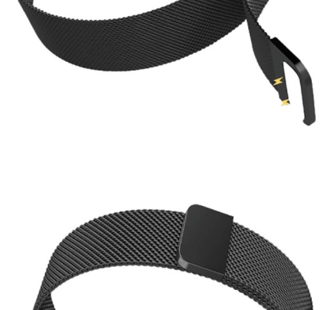 BeCover Ремінець до смарт-годинника BeCover Milanese Style для Samsung Galaxy (20mm)/Watch 5/ Watch 4.../Gear S2 Classic/Gear Sport Gray (707673)