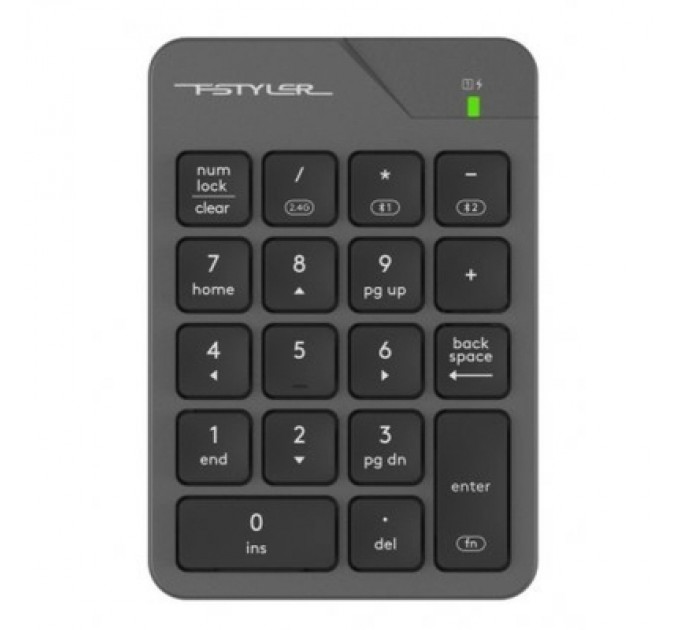 A4Tech Клавіатура A4Tech FBK21C Wireless/Bluetooth Smoky Grey (4711421995108)