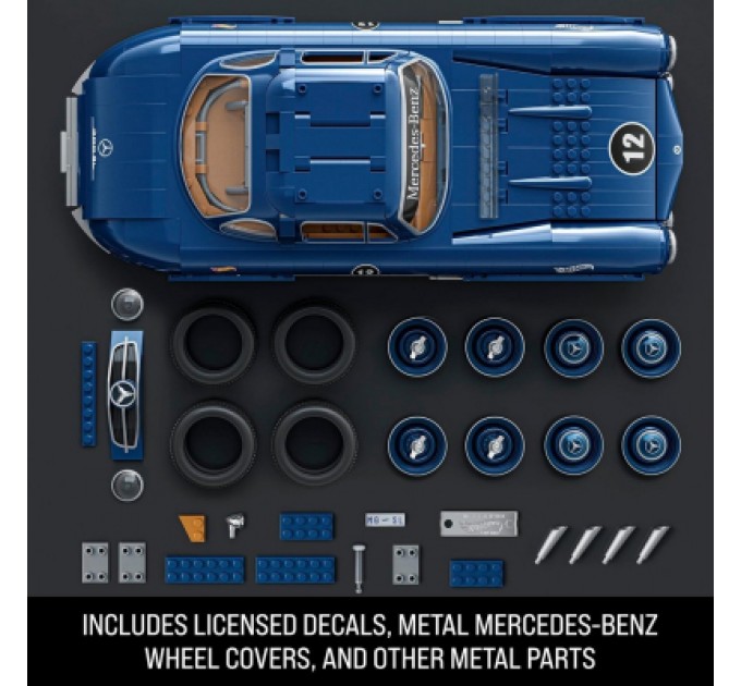 Hot Wheels Конструктор Hot Wheels Brick Shop Mercedes-Benz 300 SL 1600 деталей (HWW25)