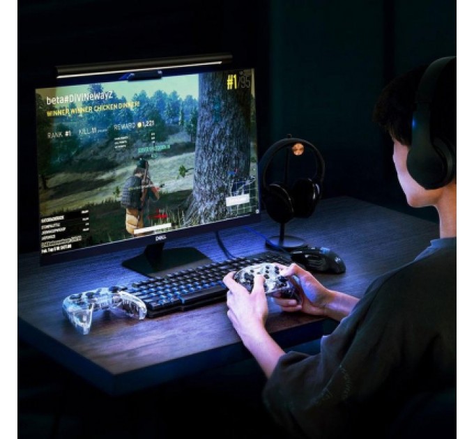 Baseus Настільна лампа Baseus на монітор i-wok Series USB Asymmetric Light Source Screen Hanging Light (fighting) Pro Black (DGIWK-P01)