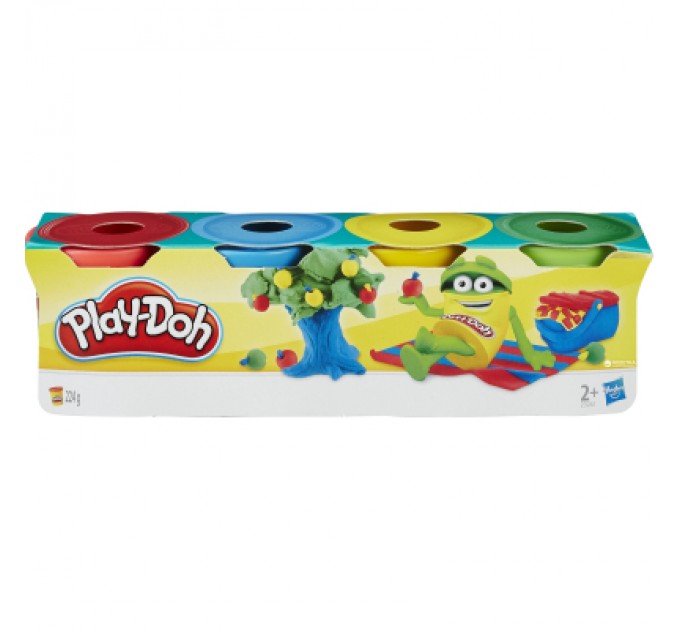 Hasbro Набір для творчості Hasbro Play-Doh 4 міні-баночки (23241)