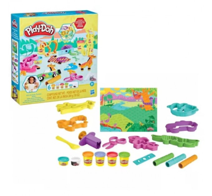 Hasbro Набір для творчості Hasbro Play-Doh Сафарі (F7213)