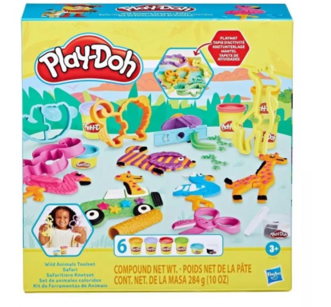 Hasbro Набір для творчості Hasbro Play-Doh Сафарі (F7213)