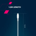 Canyon Дата кабель USB-C to USB-C 2.0m CC100SC 100W 2m White Canyon (CNS-CC100SC20W)