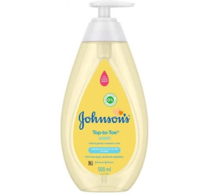 Johnson’s baby Дитячий шампунь Johnson’s baby і пінка для миття та купання «Від маківки до п'яточок», 500 мл (3574669909990)