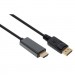 Vinga Кабель мультимедійний Display Port to HDMI 1.8m v1.4/v2.1 4K120/8K60 Vinga (VCPDP14HI211.8)