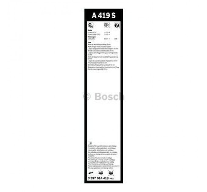 Bosch Щітка склоочисника Bosch 3 397 014 419