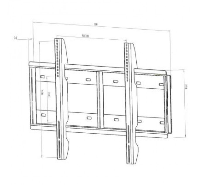 KSL Кронштейн WM4P-B KSL