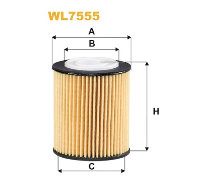 Wixfiltron Фільтр масляний Wixfiltron WL7555