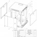 Шафа настінна CMS 6U 10" 320x300x335 (UA-ШТК-6U-BK)